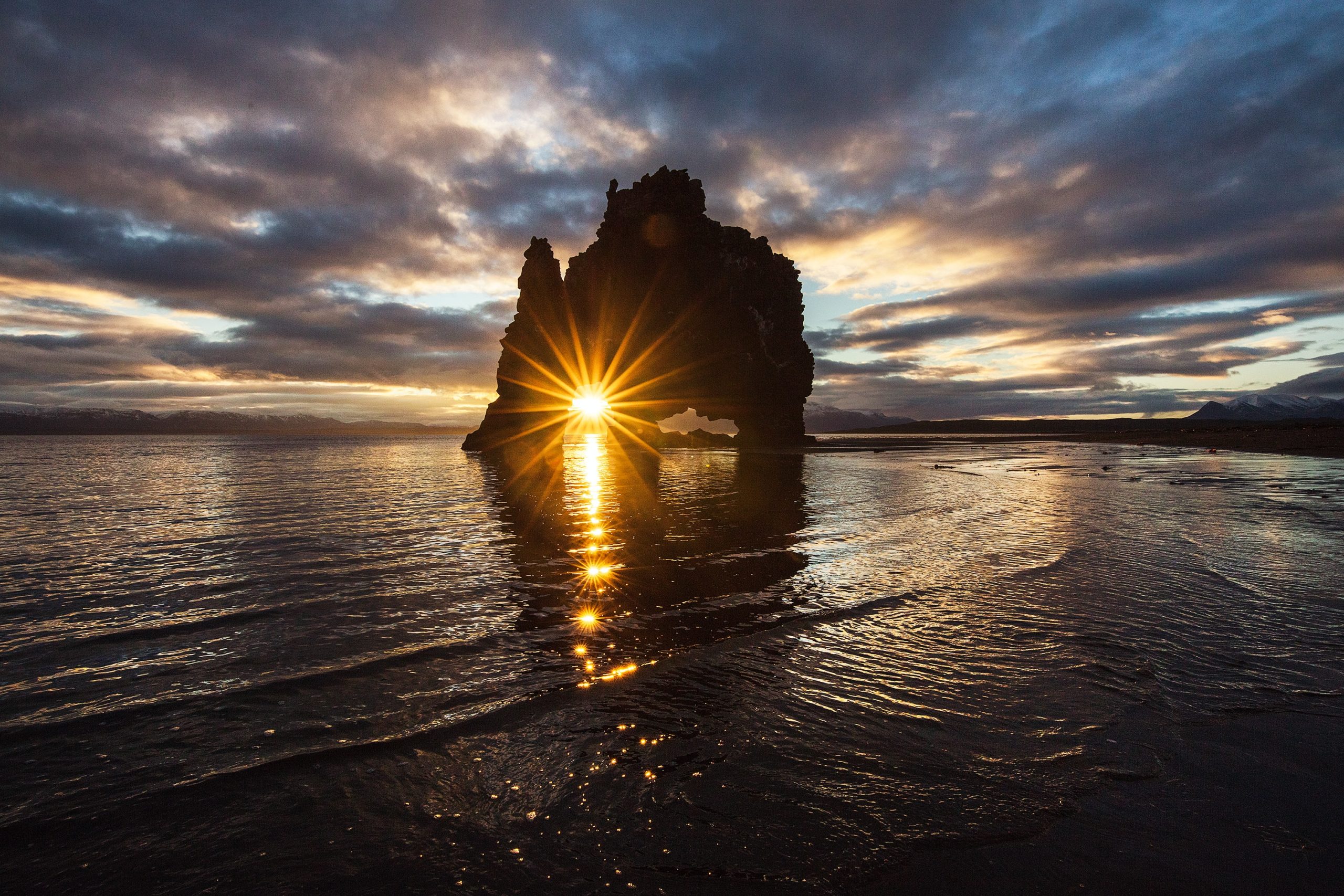 Hvítserkur rock stack in Iceland