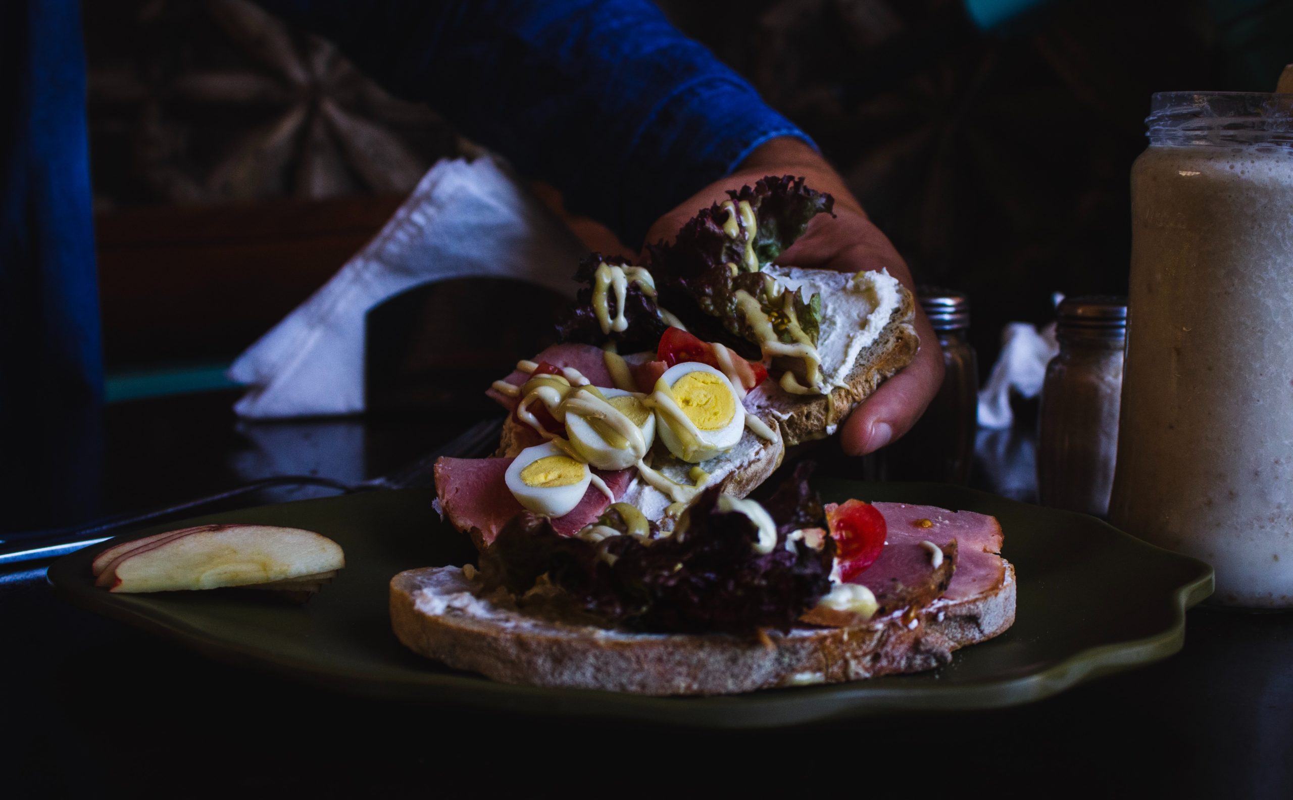 toppings on bread